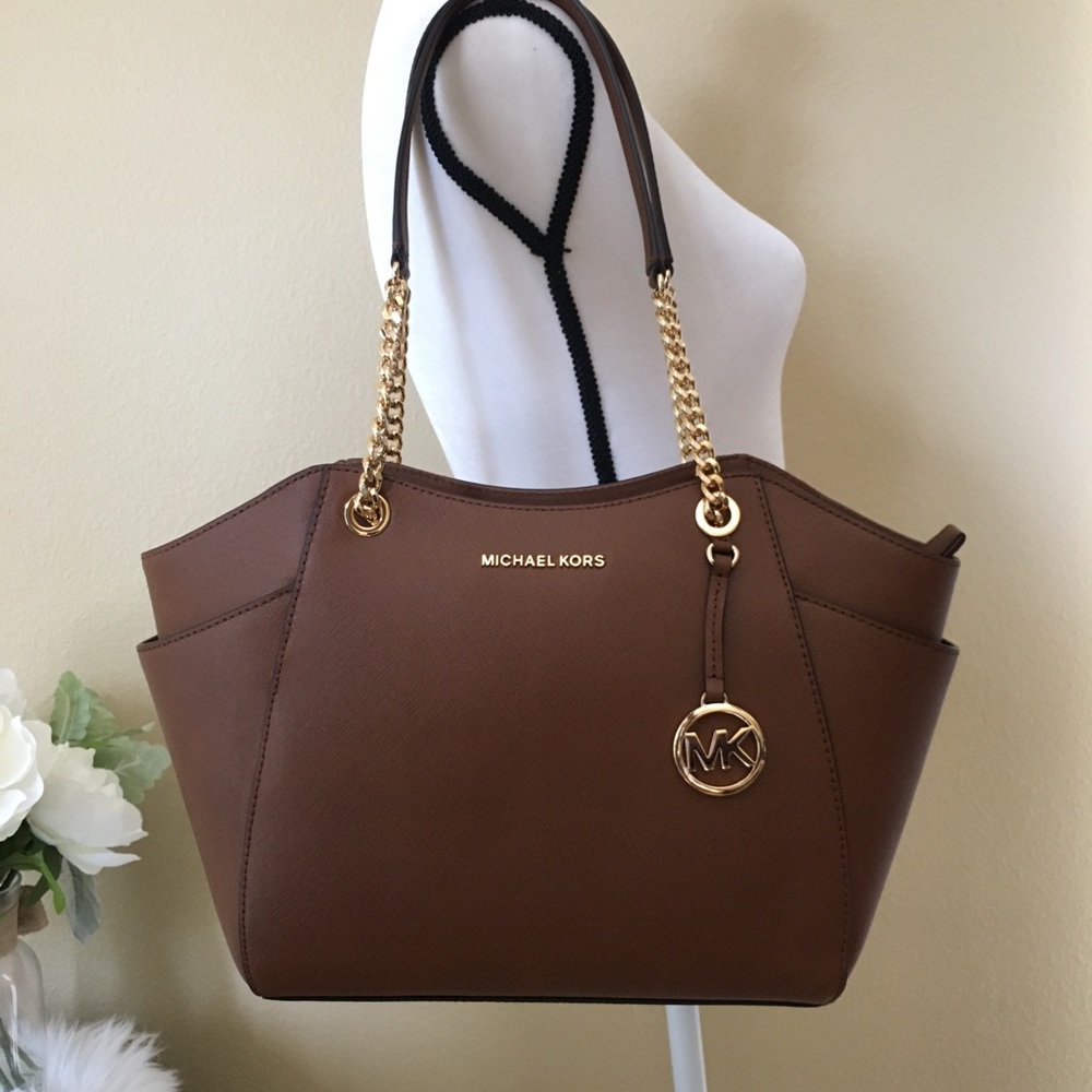 MK LG chain shoulder tote & double zipper wallet - Picture 8 of 8